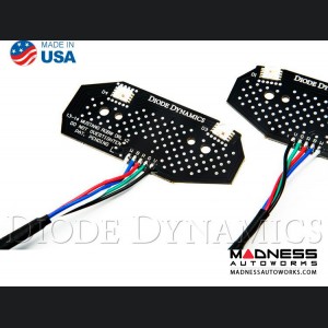 Ford Mustang Multicolor DRL LED Boards - Multicolor and White